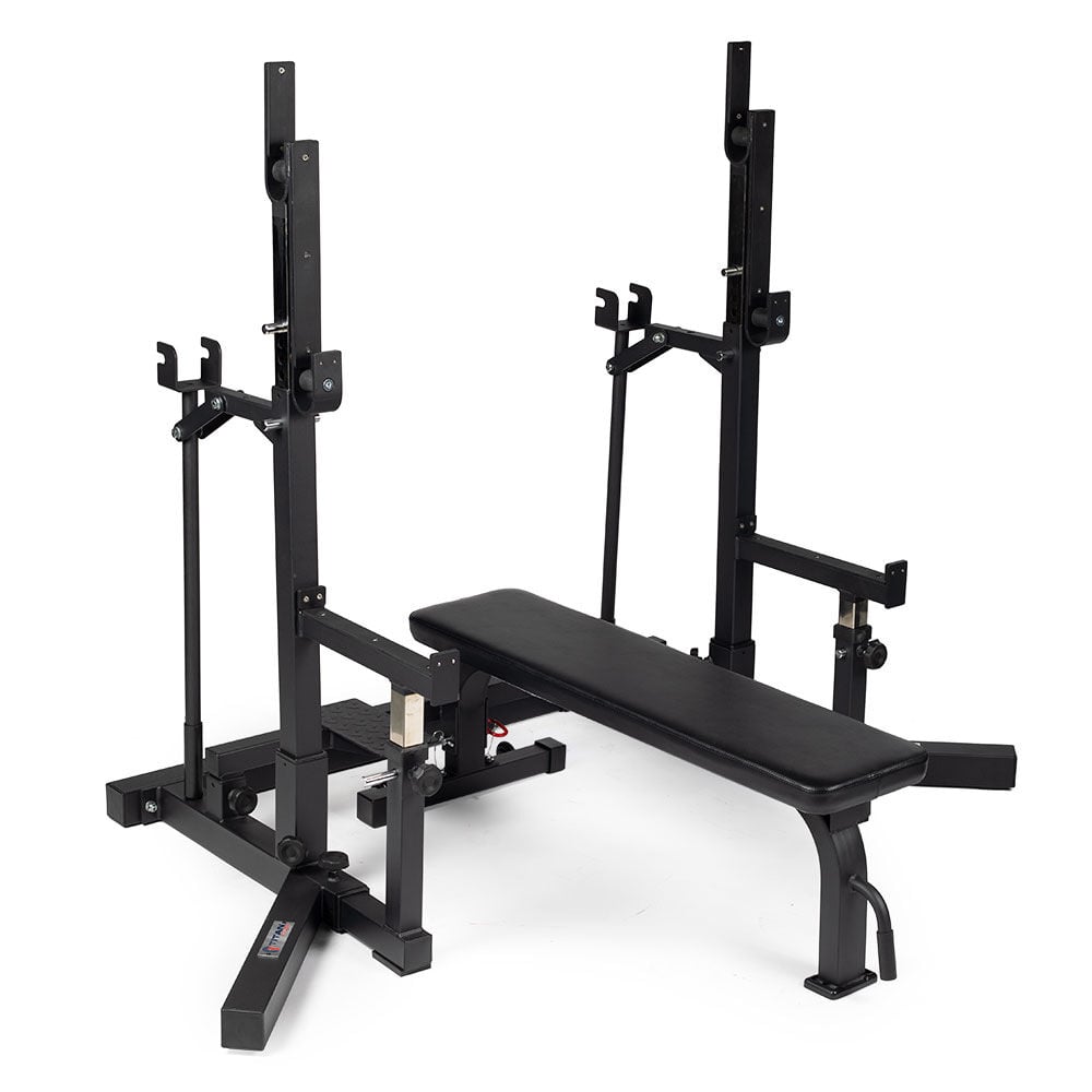 Squat Rack Weights Bench SR10 Squat Rack Barbell Weights Bench Set