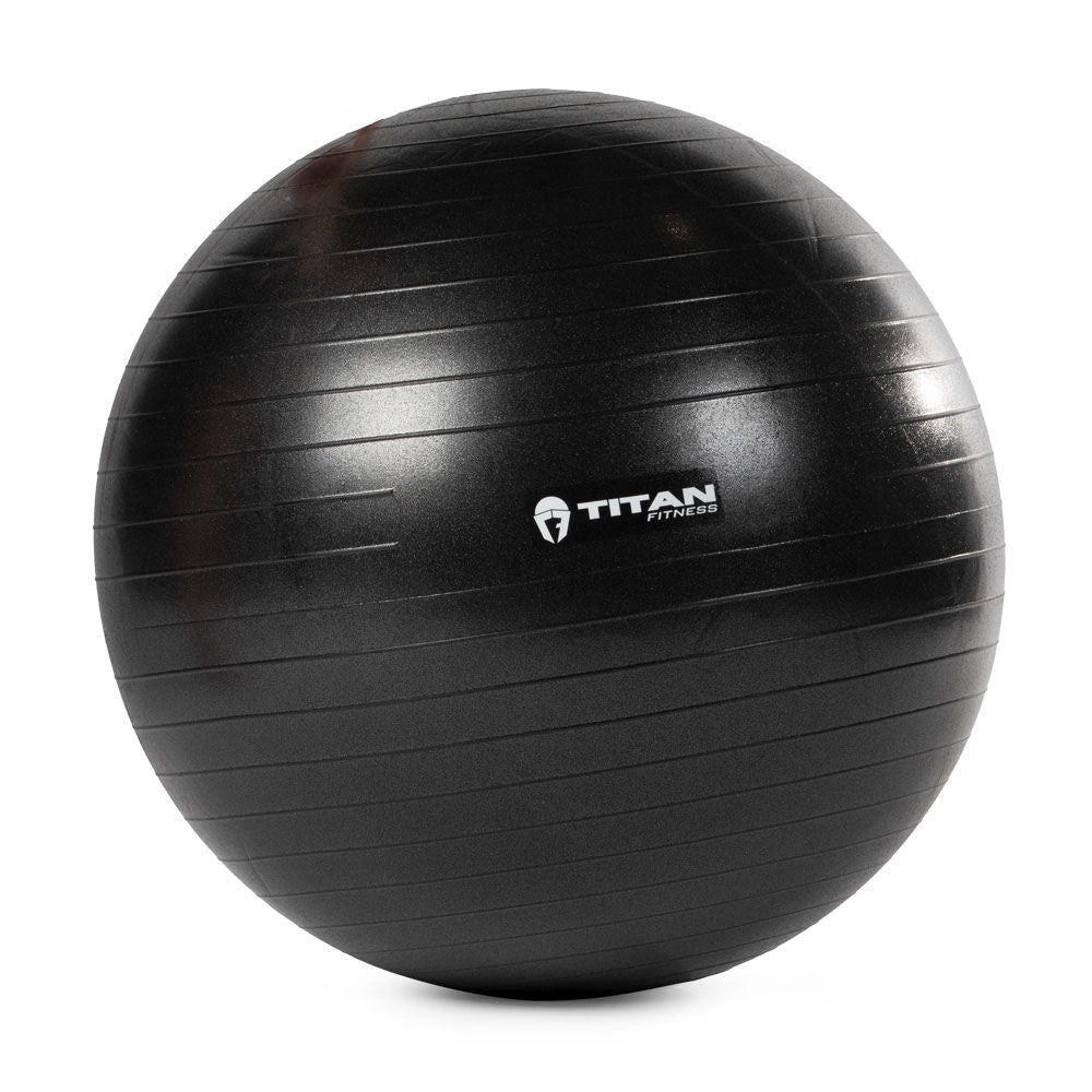 Black exercise ball on sale