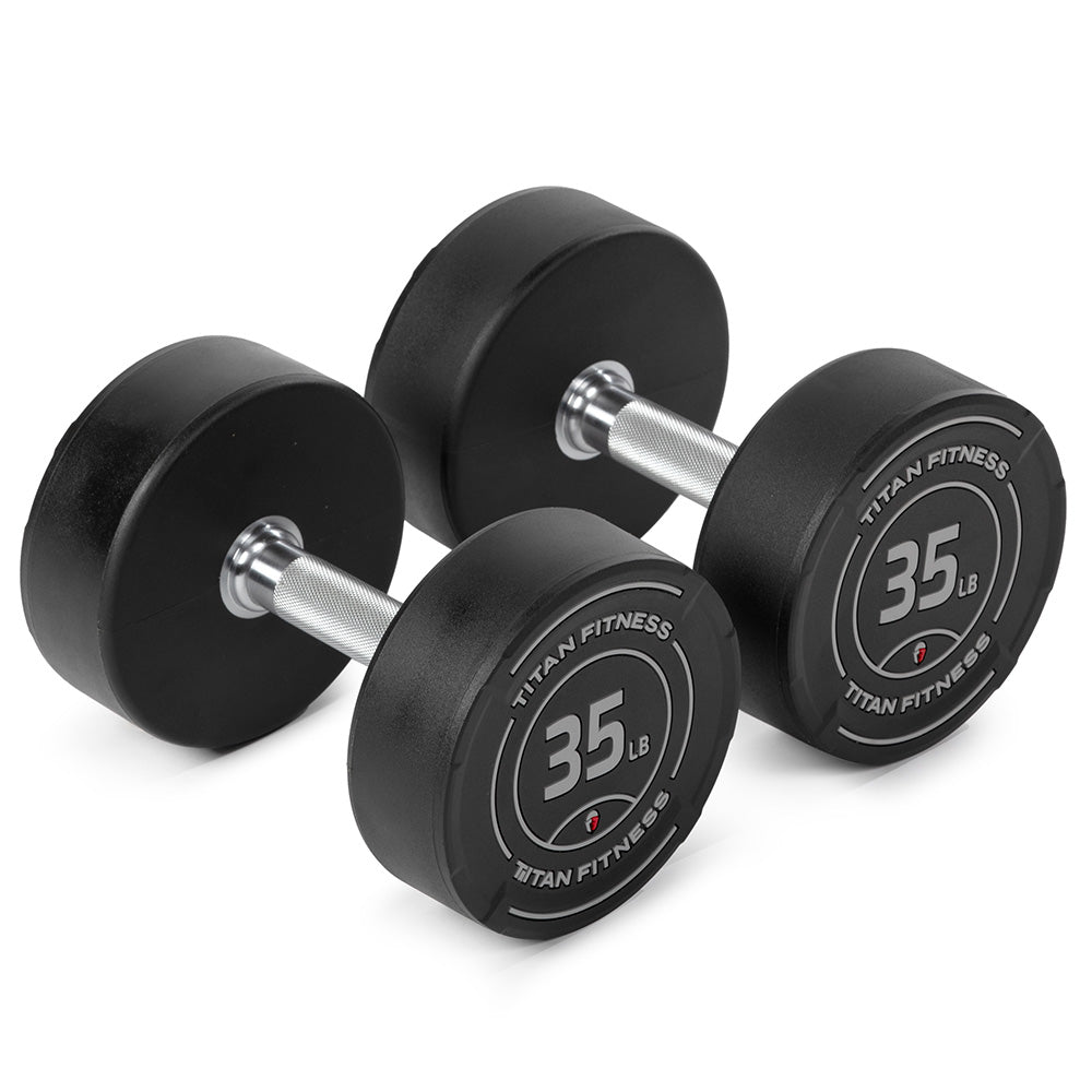 Fitness orders equipment set of 35 lbs universal dumbbells