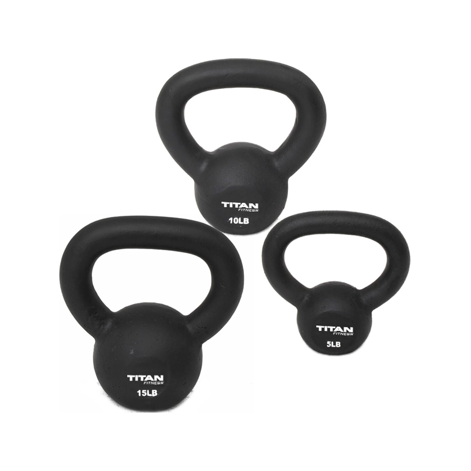 (2) 15 LB buy Kettlebell Pair Set Hand Weights 30 Pounds Total Rubber Coated