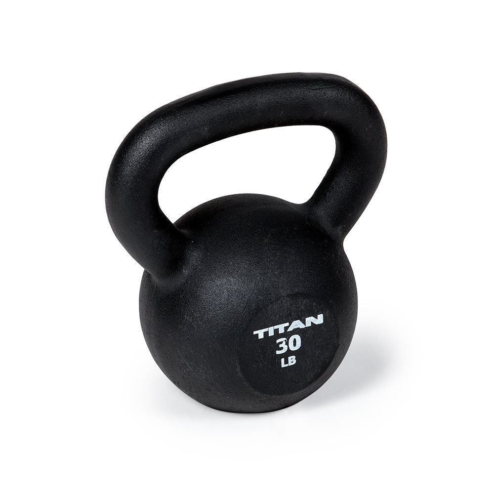 30 LB Cast Iron Kettlebell Titan Fitness