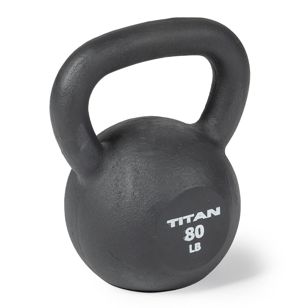 Scratch and Dent Cast Iron Kettlebell Weight 80 lb FINAL SALE