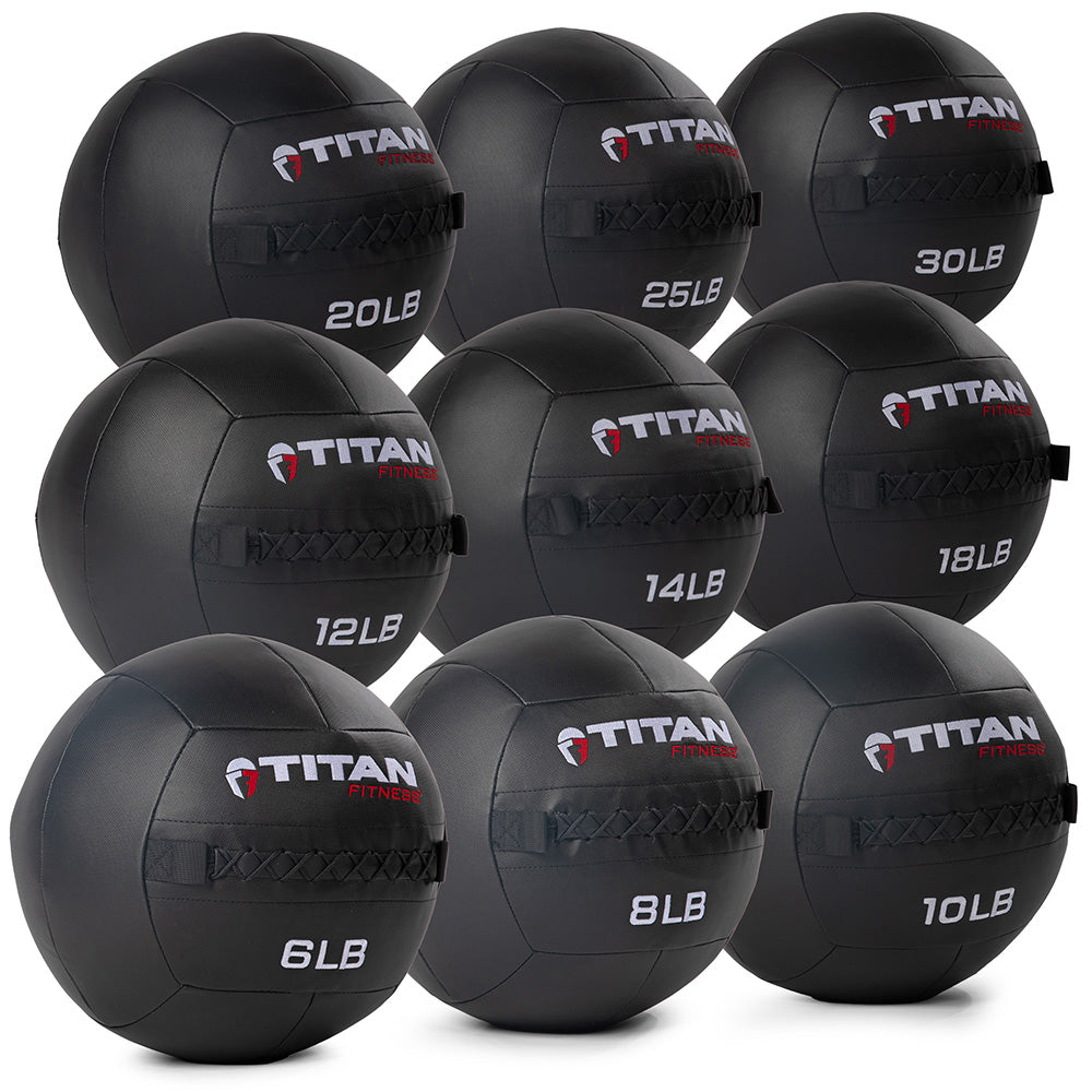 LB 30 LB Composite Wall Balls Titan Fitness