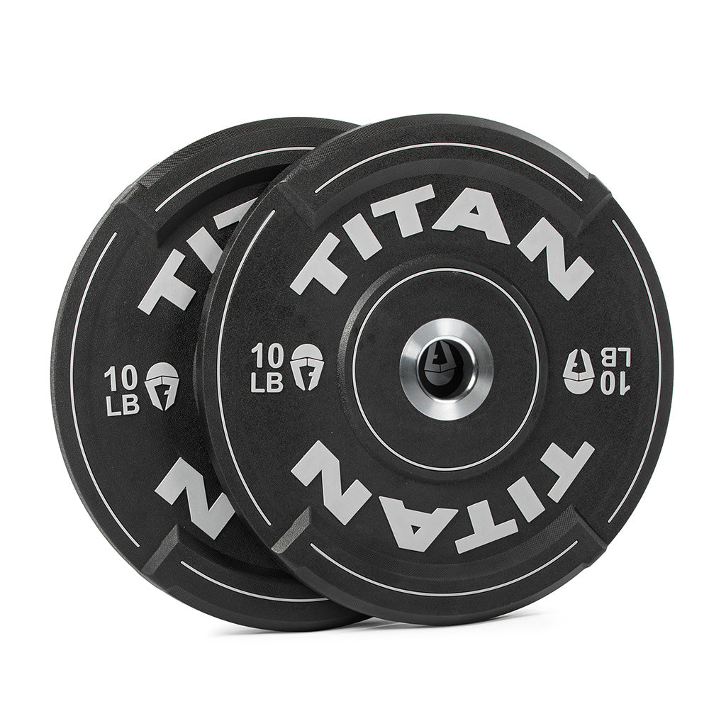 10 LB Pair EZ Grip Elite Urethane Color Plates Titan Fitness