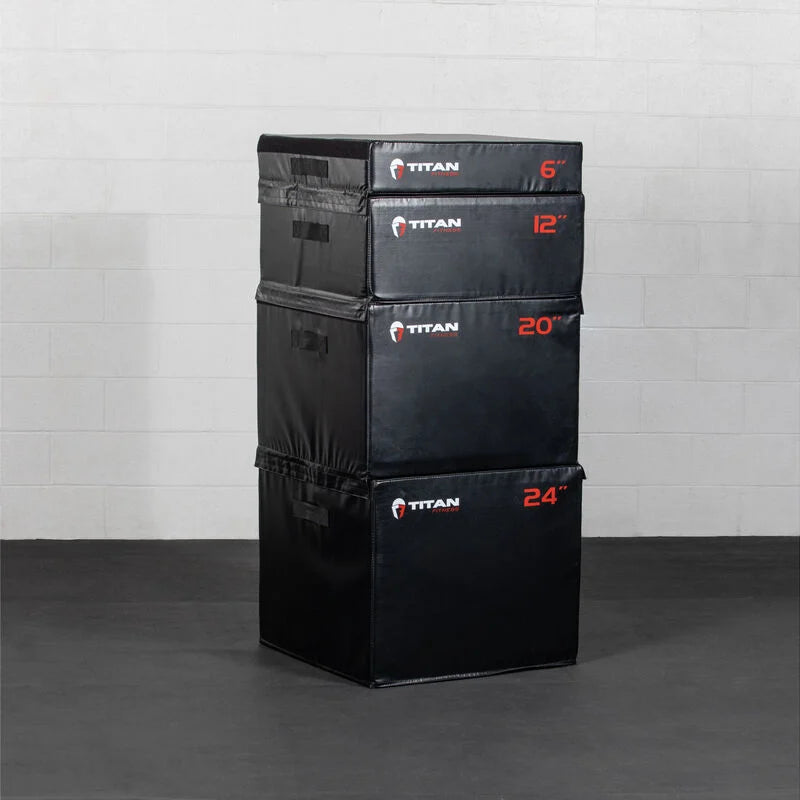 Stackable Foam Plyo Boxes | Titan Fitness