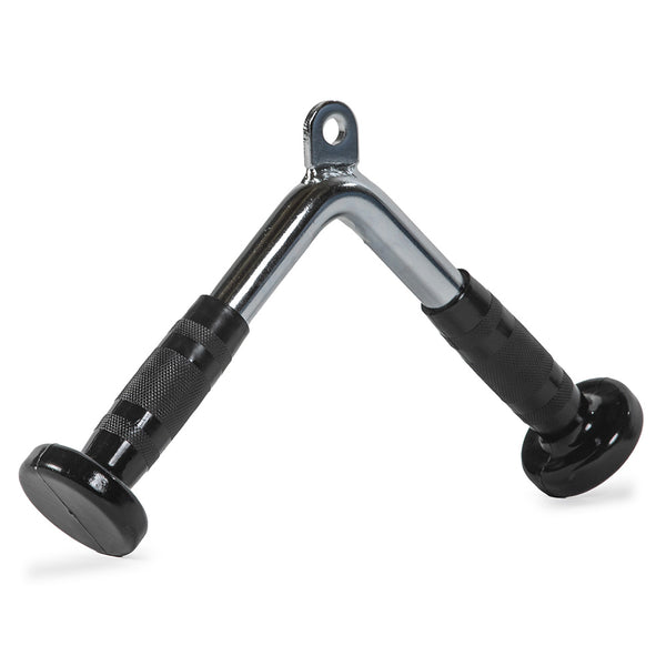 FITNESS MANIAC V-Bar Tricep Push Down Attachment - Chrome Cable Handle For Home Gym - View #8