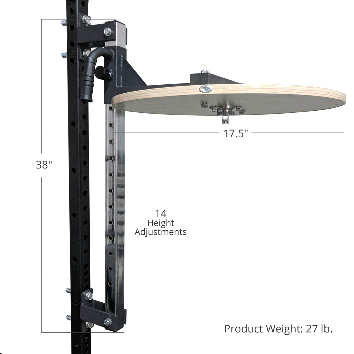 Power Rack Mounted Adjustable Speed Bag Platform – Titan Fitness
