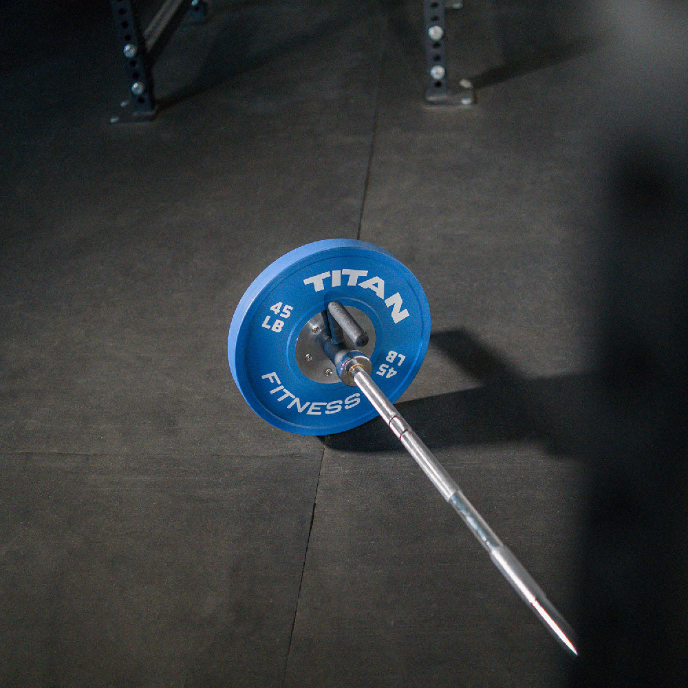 Single Arm Landmine Handle With Rubber Grip on Barbell