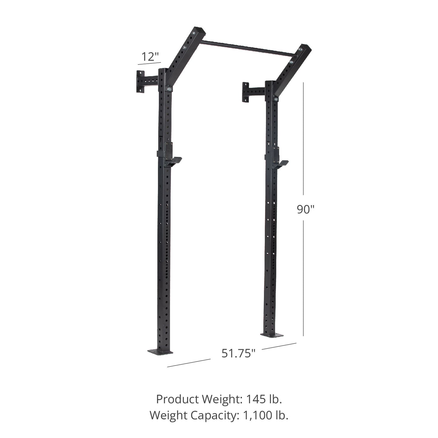 X-3 Series Space Saving Rack | 90" / 12" / No - view 9