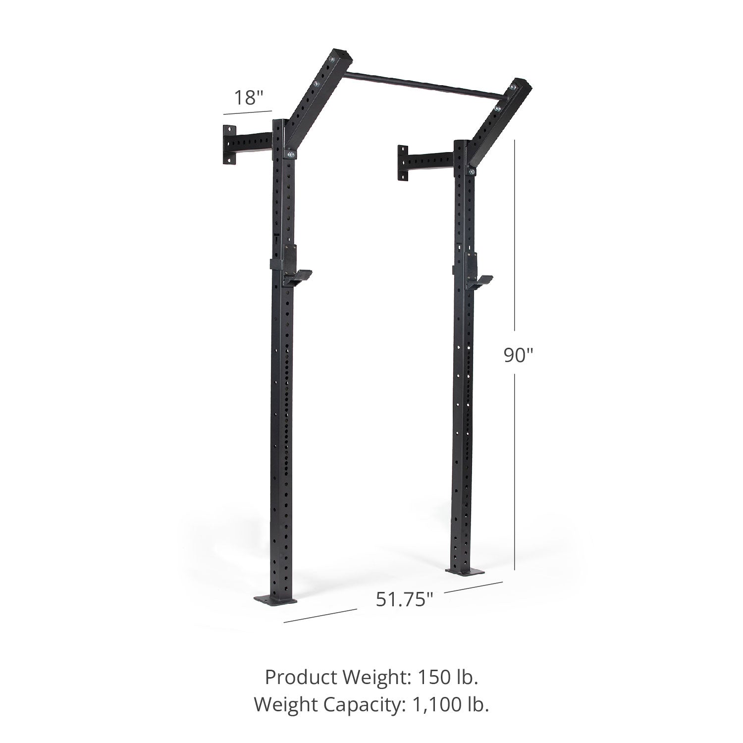 X-3 Series Space Saving Rack | 90" / 18" / No