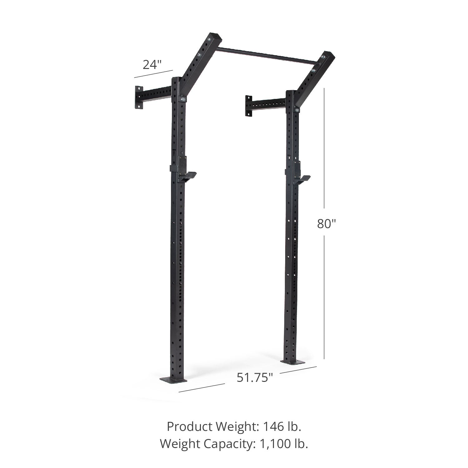 X-3 Series Space Saving Rack | 80" / 24" / No