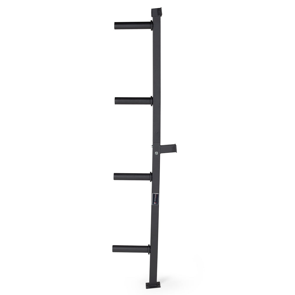 Titan Wall Mounted 4-Peg Olympic Bumper Plate Weight Rack