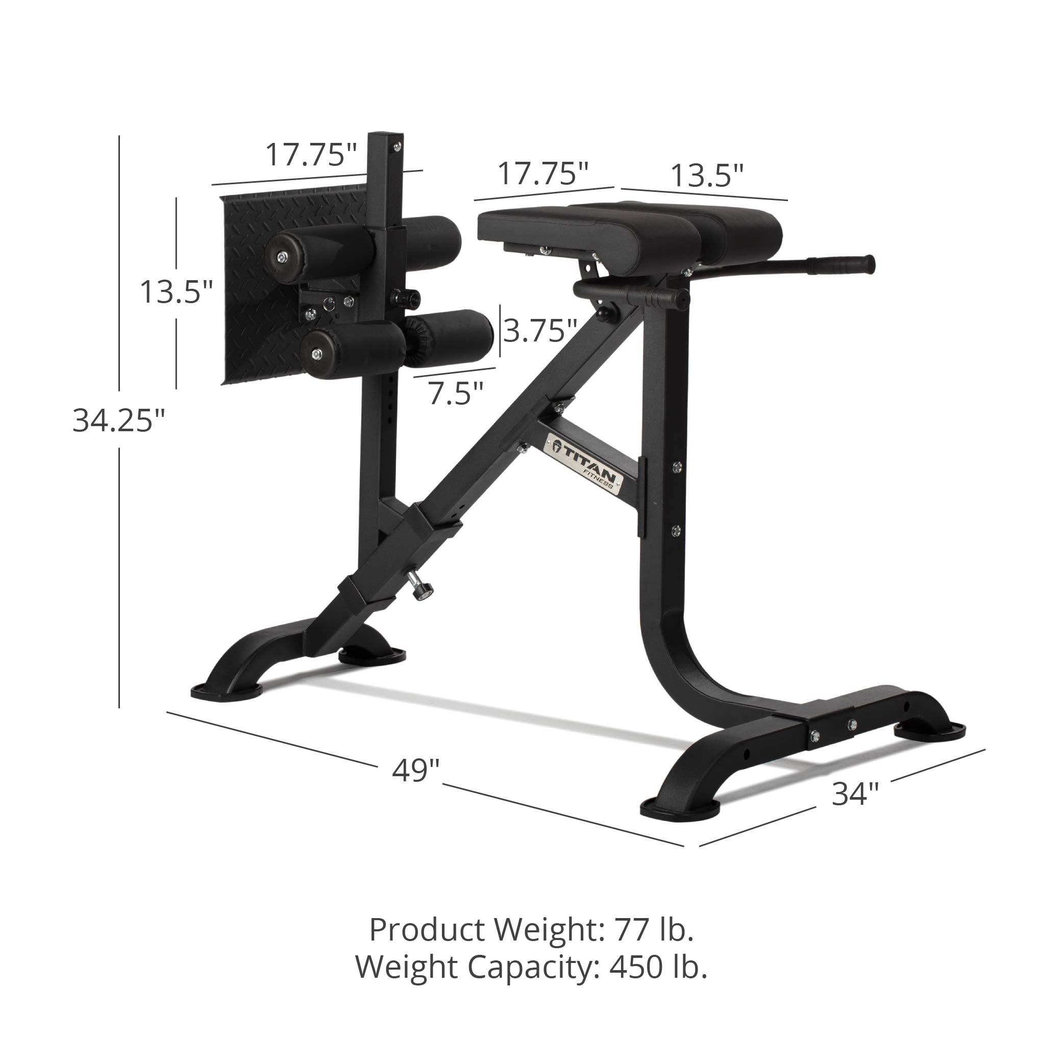 Dual Hyperextension Titan Fitness