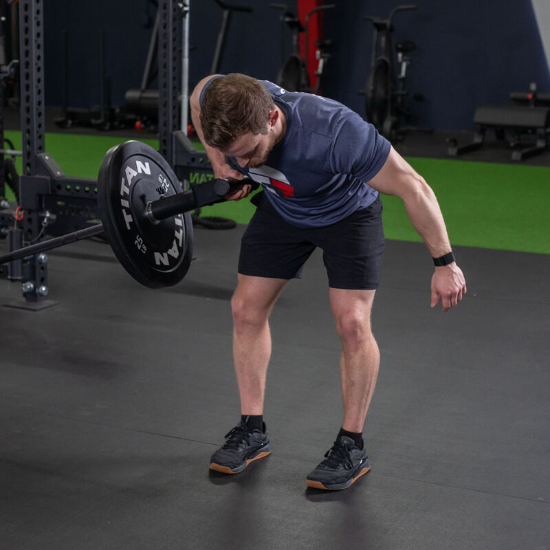 Single Handle Landmine Press – Titan Fitness