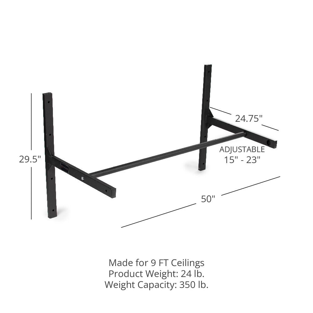 Medium Adjustable Ceiling Wall-Mount Pull-Up Bar - view 7