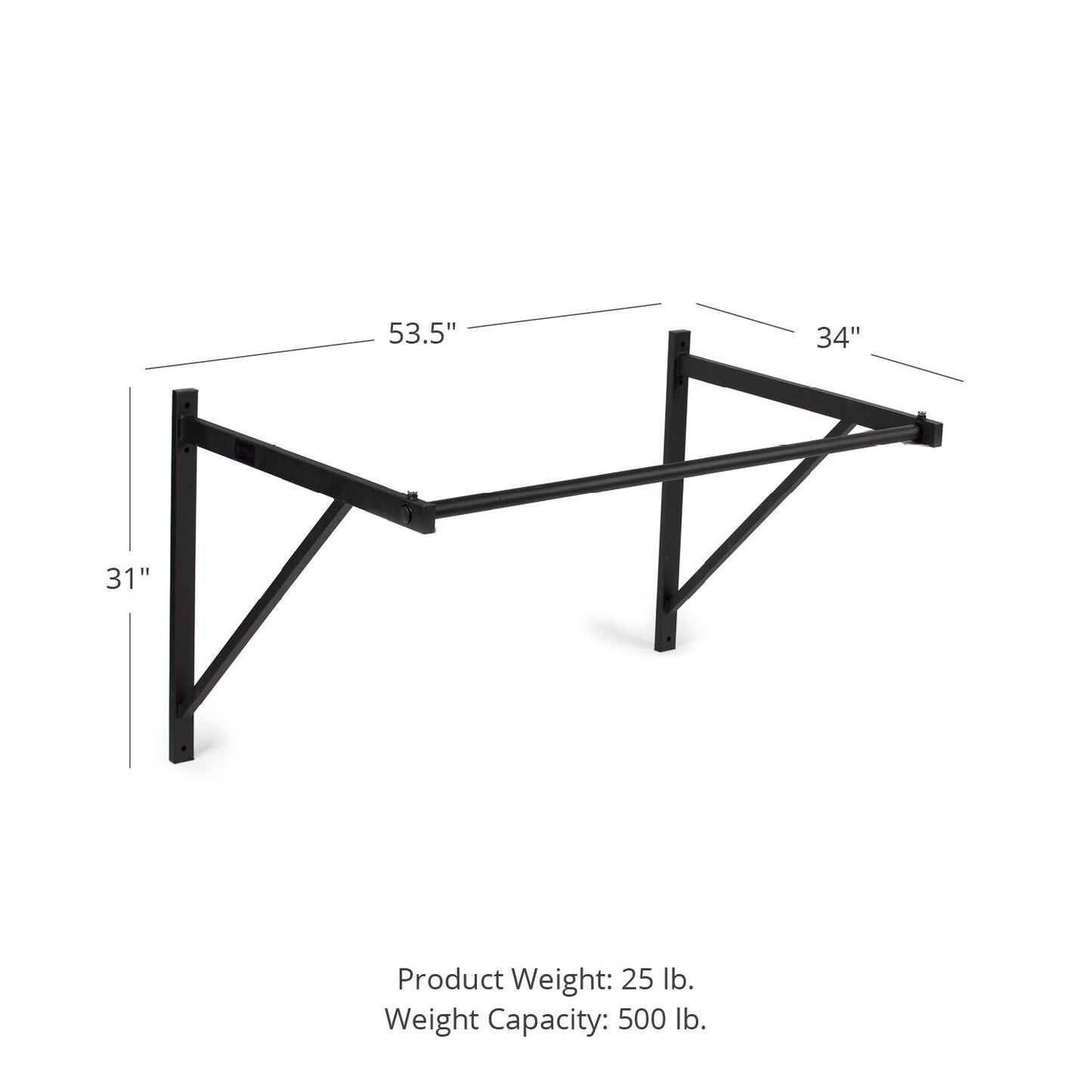 Wall-Mounted Pull-Up Bar – Titan Fitness
