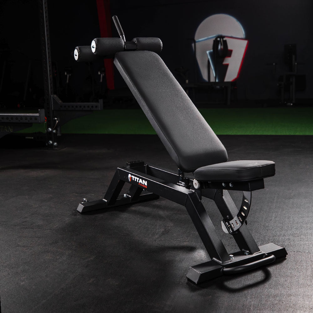 TITAN Series Adjustable FID Bench - Comfortable padding with a durable HeftyGrip Vinyl upholstery - view 6