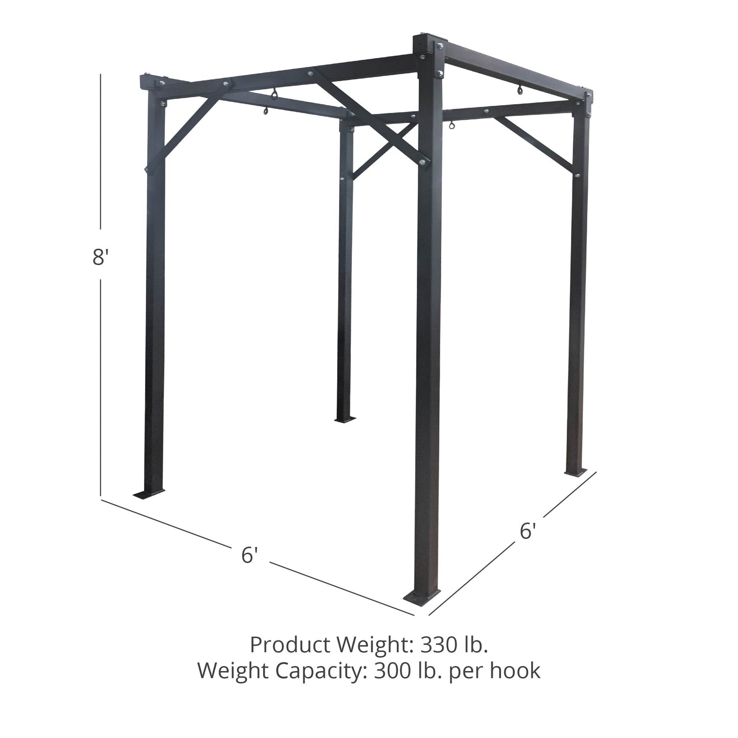 Heavy Duty 4 Bag Boxing Stand | Bolt Down - view 9