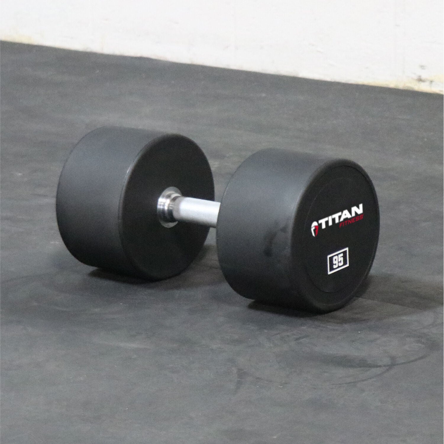 Scratch and Dent, 95 LB Classic Round Urethane Dumbbell - Thumbnail 3