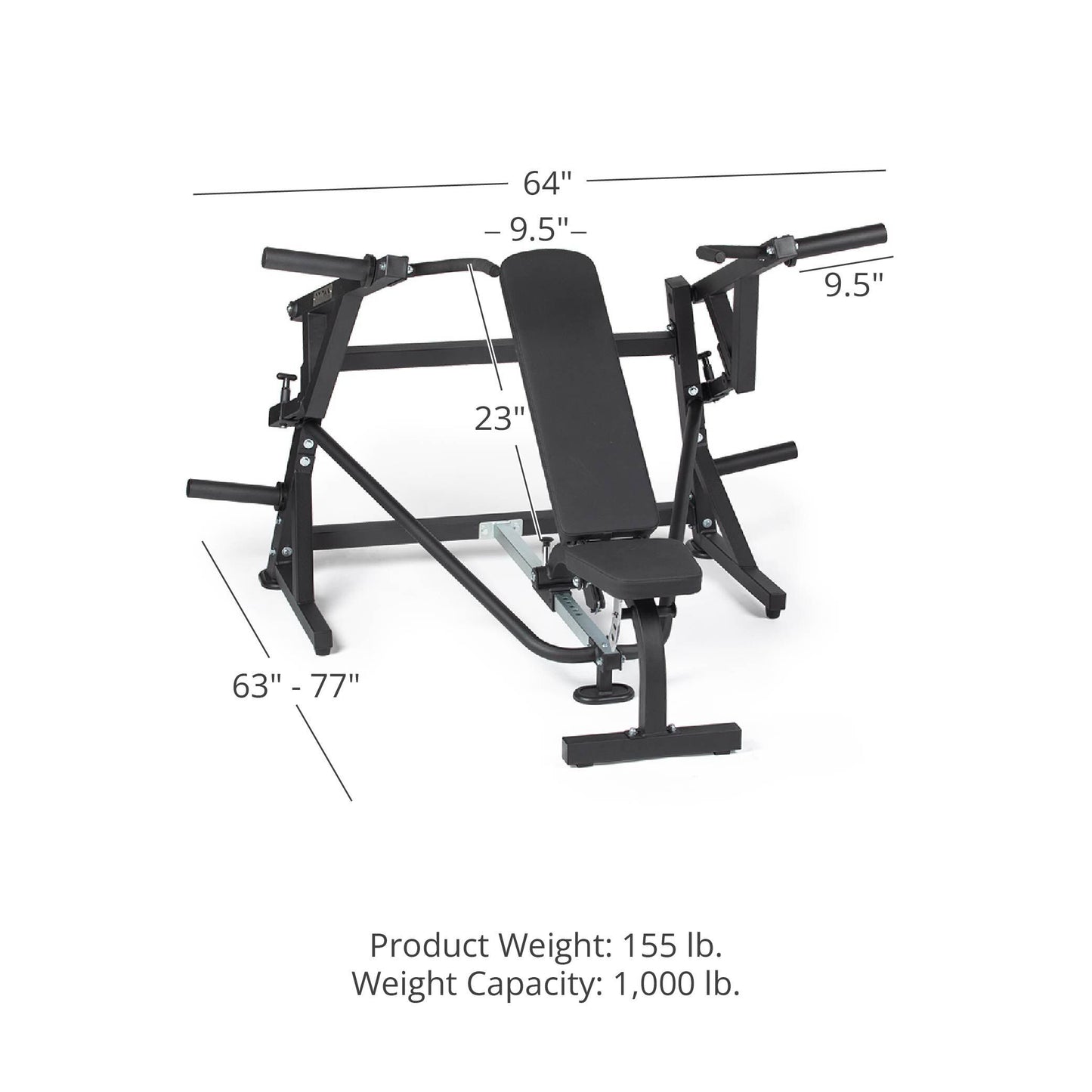 Plate Loaded Chest Press Machine - view 10