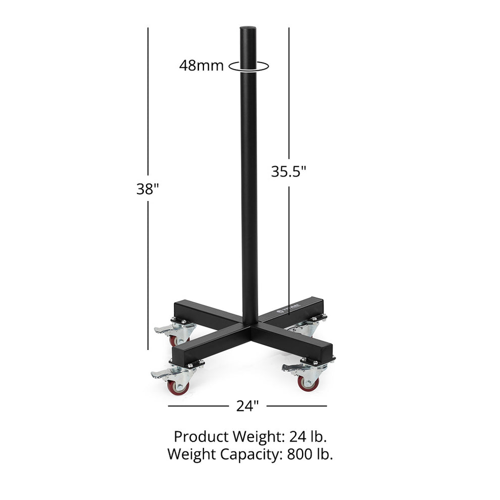 Portable Vertical Weight Plate Storage Rack | Titan Fitness