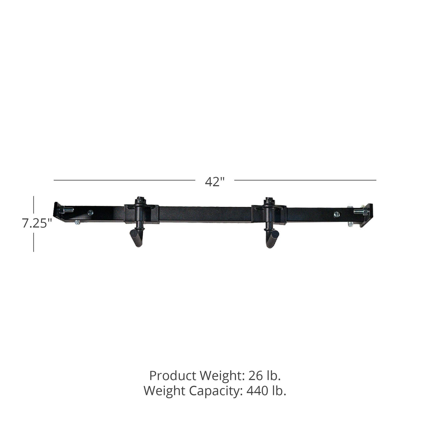 Adjustable Handle Pull Up Bar – Rack Mounted - view 8