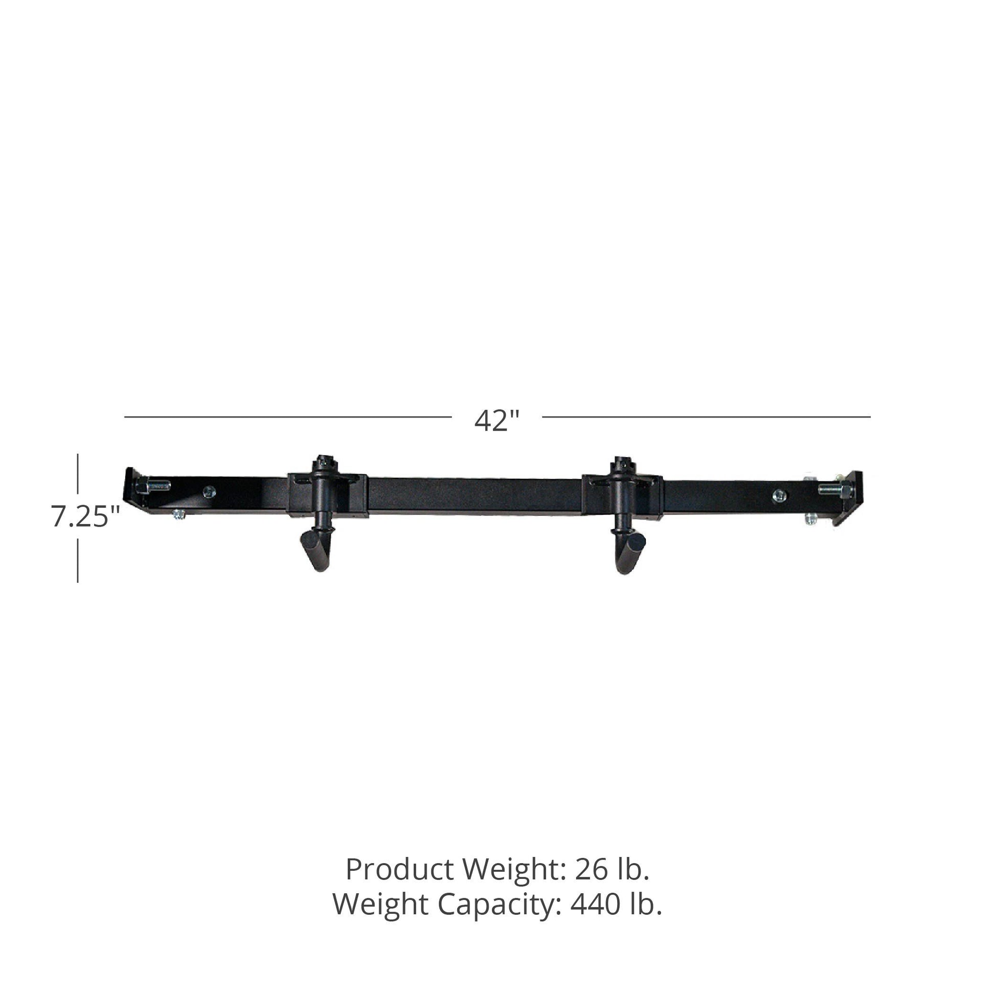 Adjustable Handle Pull Up Bar – Rack Mounted