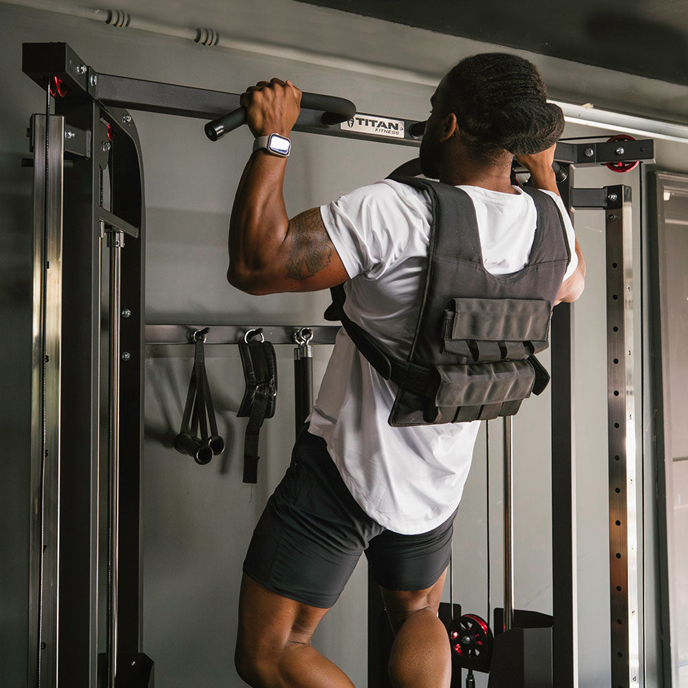 Functional Trainer Cable Machine Titan Fitness - Main Image