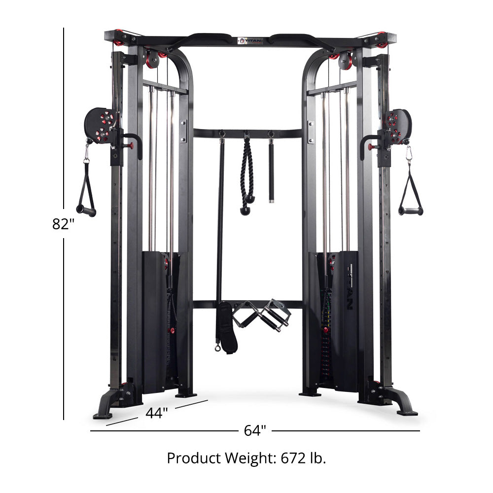 Functional Trainer Cable Machine Titan Fitness