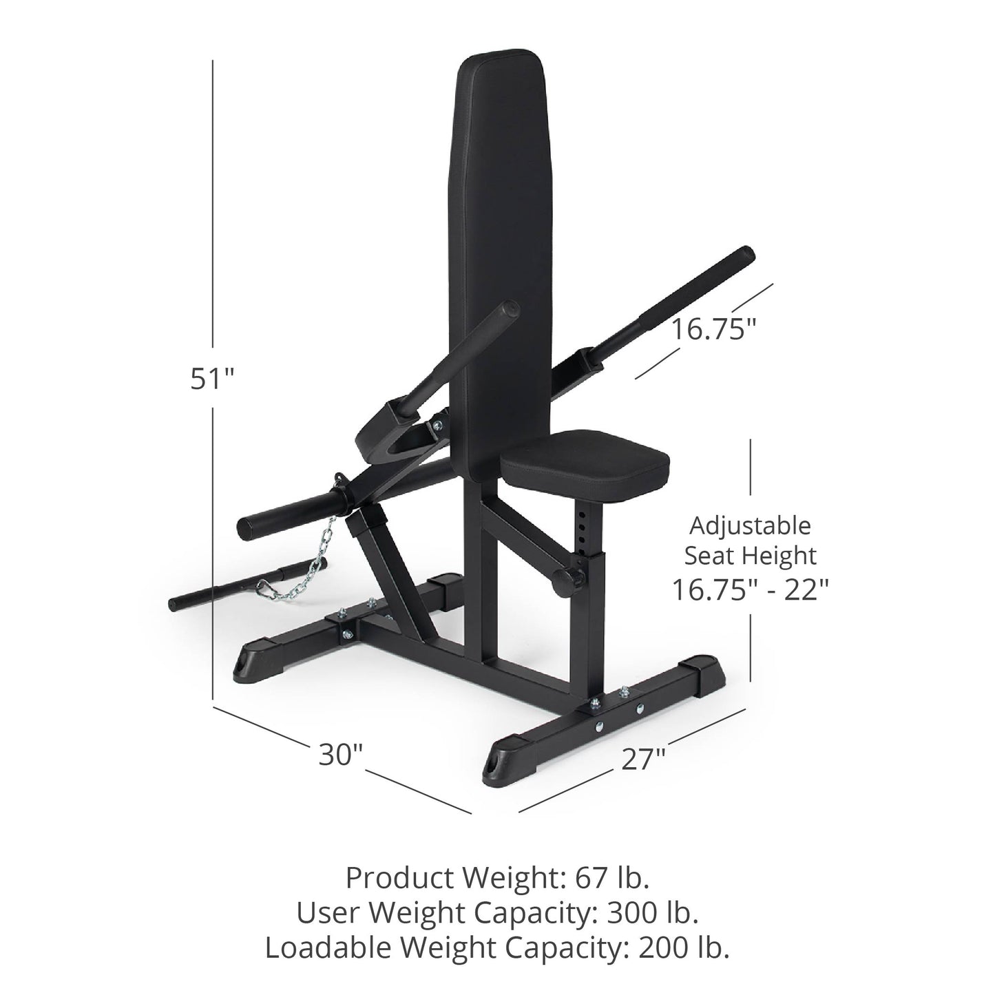 Scratch and Dent, Plate Loadable Seated Dip Machine - view 10