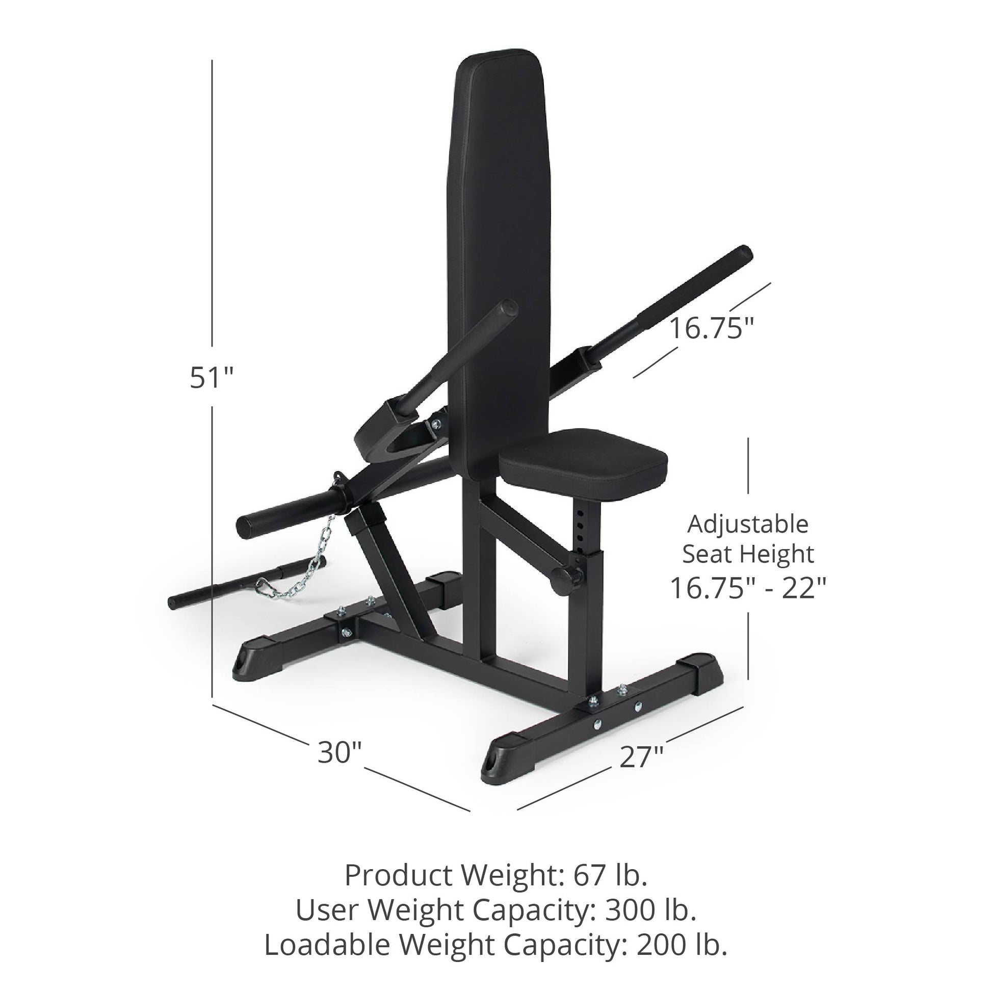 Scratch and Dent, Plate Loadable Seated Dip Machine