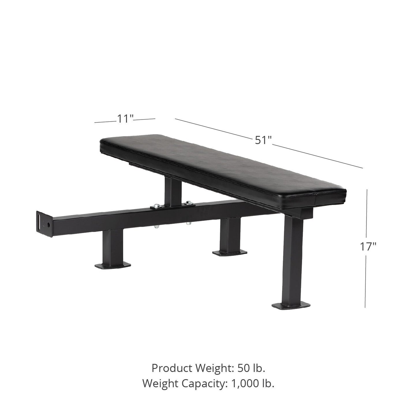 Scratch and Dent - Drop-In Power Rack Bench - view 2