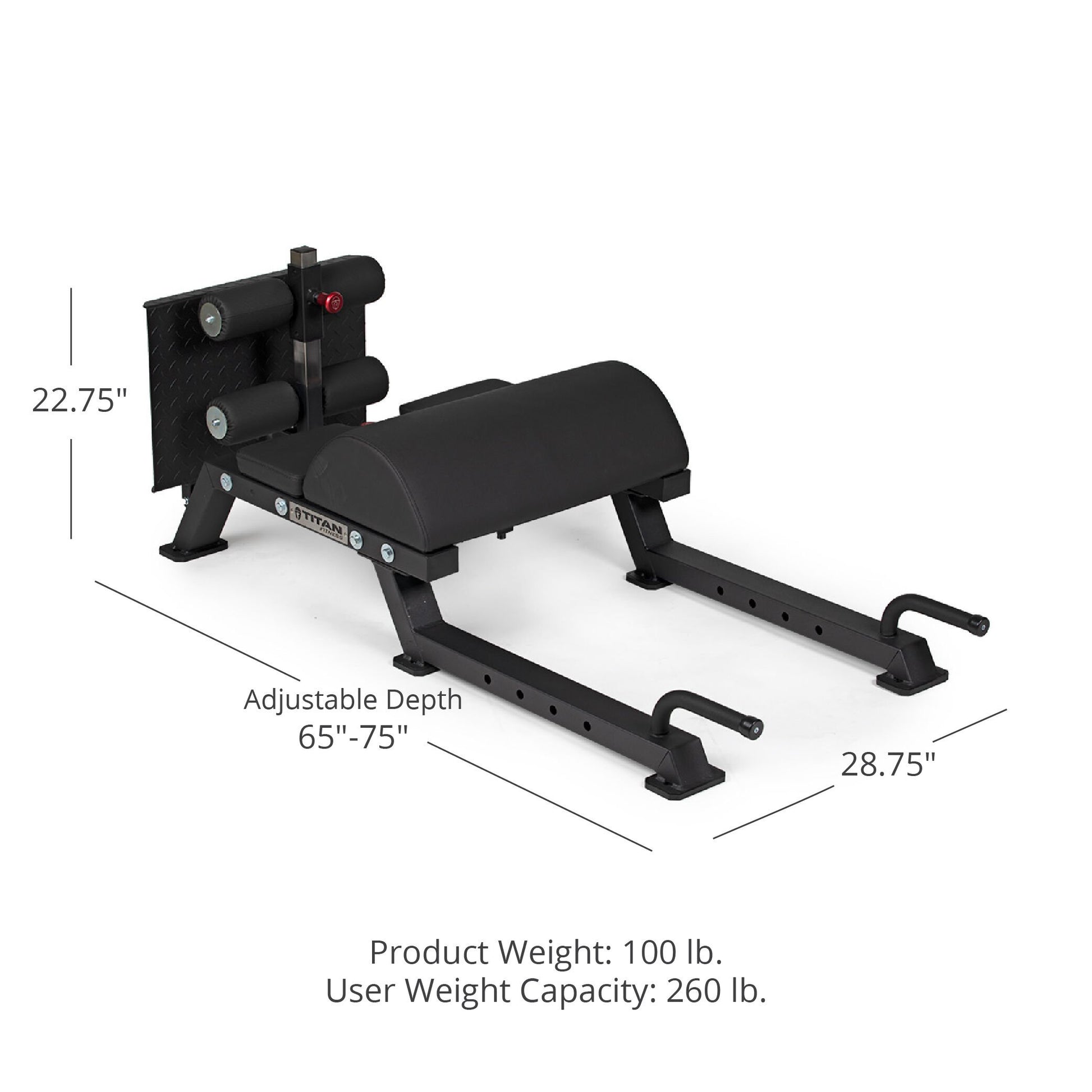 Floor Glute Hamstring Developer Titan Fitness