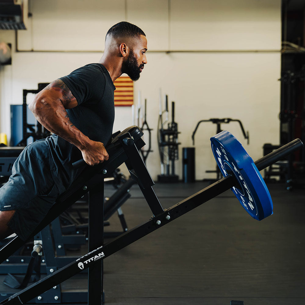 Scratch and Dent, Chest Support T-Bar Row Machine Titan Fitness