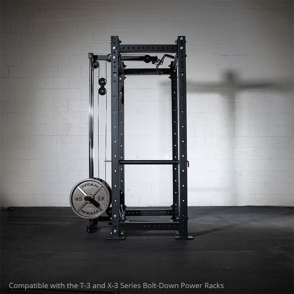 Lat Tower Rack Attachment – T-3 and X-3 Series Bolt Down Power Racks | Short - view 3