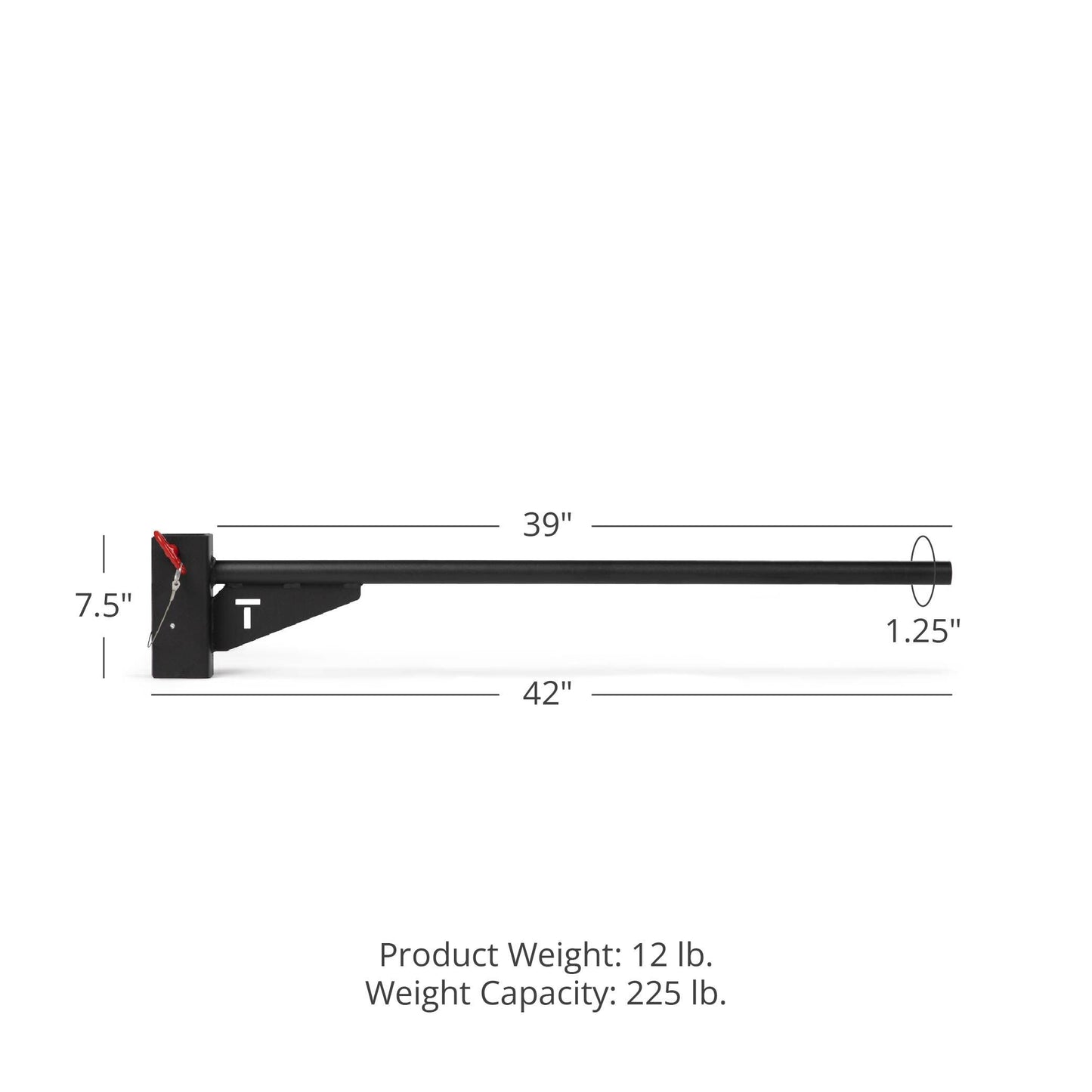 Rack Mounted Youth Pull-Up Bar - view 6