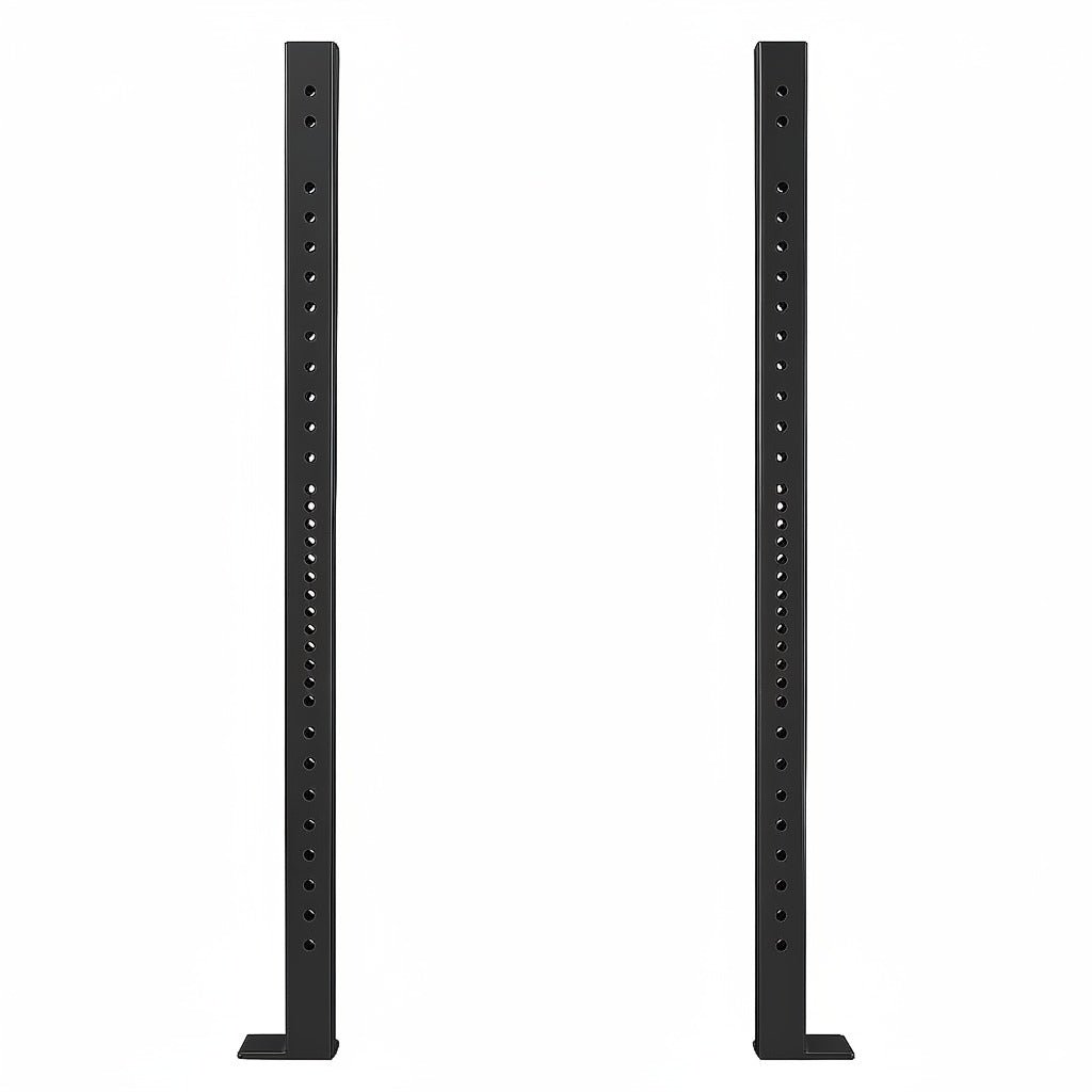 Scratch and Dent, X-3 Series Black Bolt Down Uprights | 2 Pack - view 1