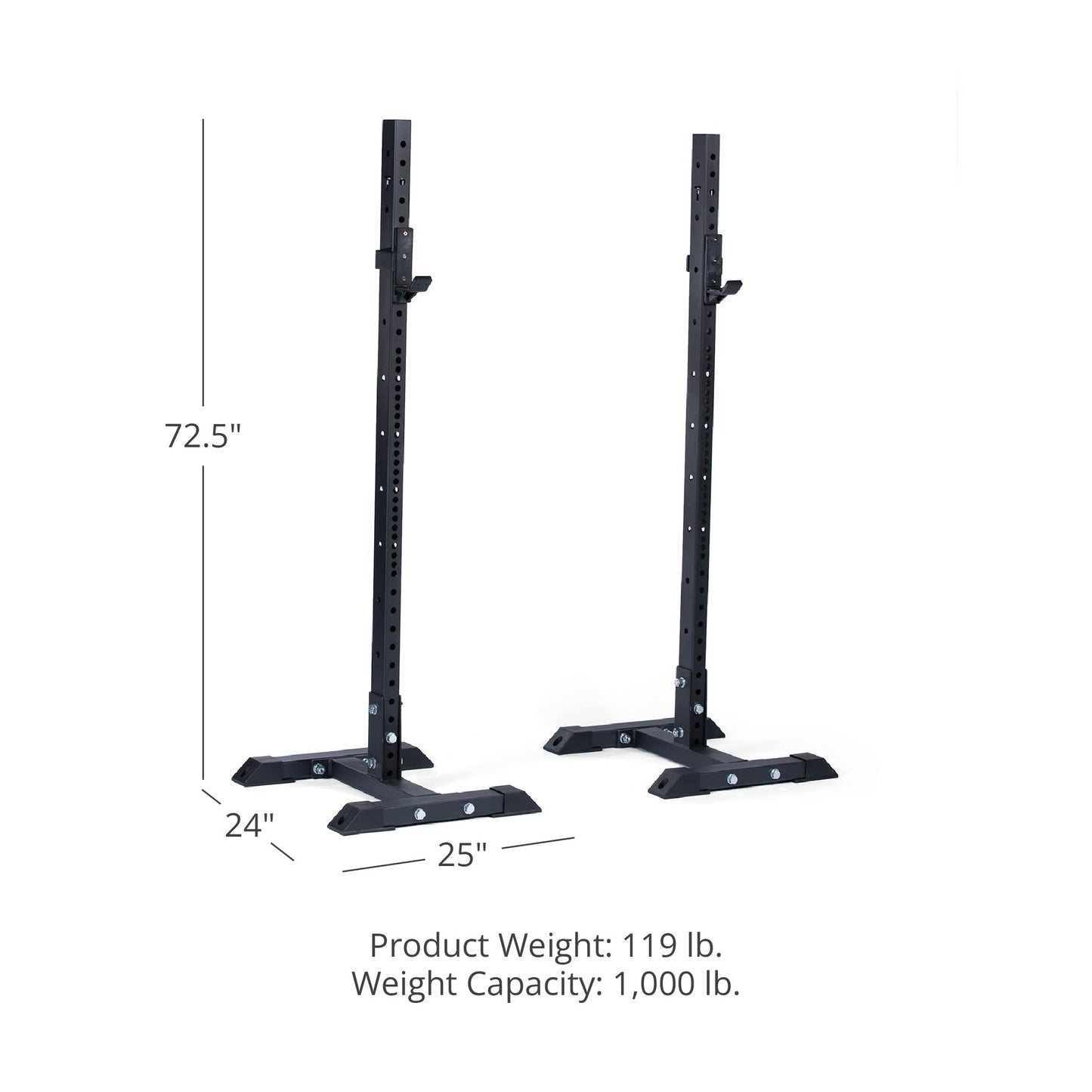 T-3 Series Independent Squat Stand | No Pull-Up Bar - view 8