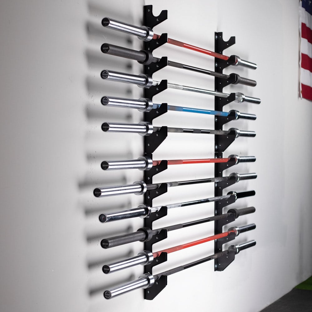 Wall Mounted Squat Rack Regina Gun Rack Olympic Bar Holder Diy