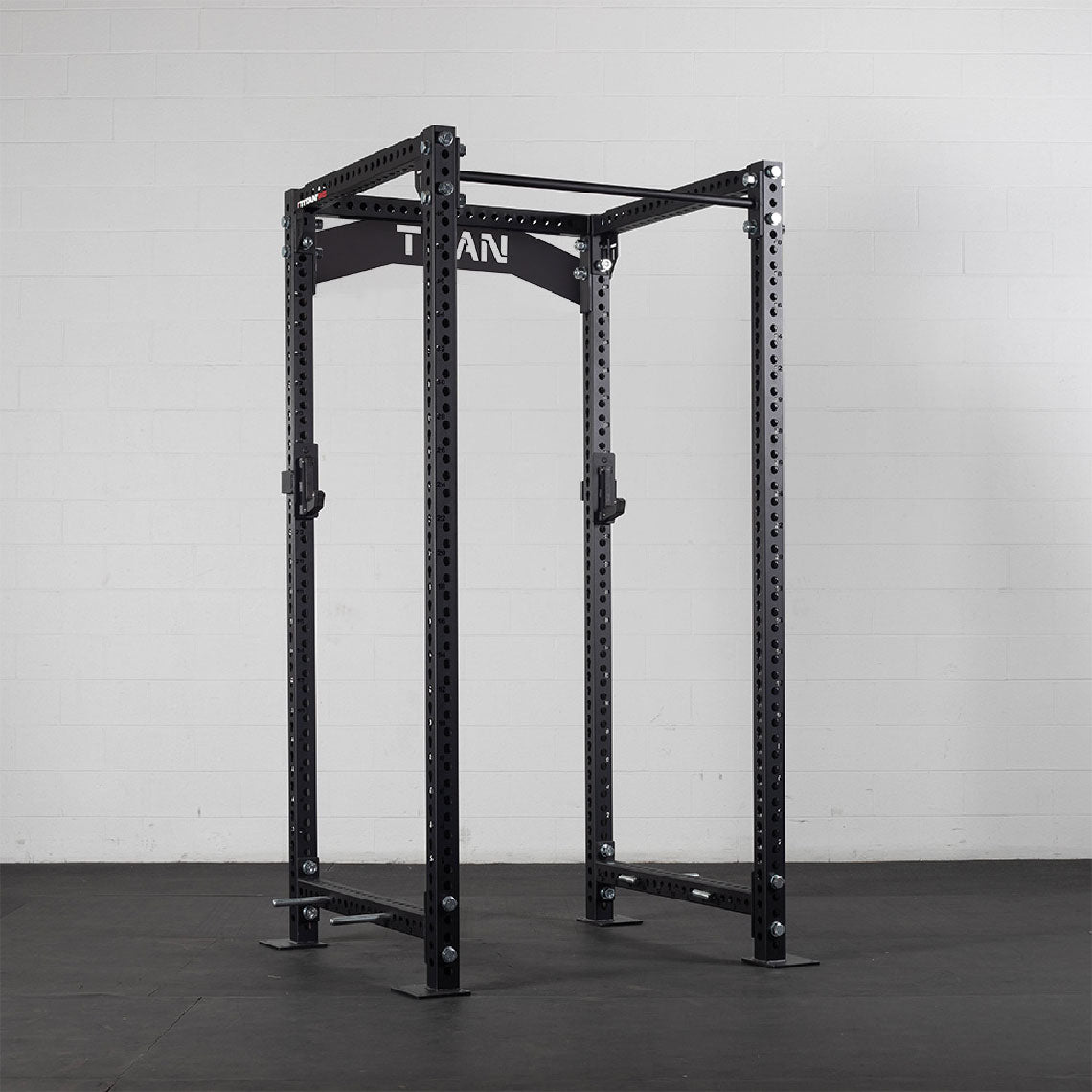 TITAN Series Power Rack - Shown With 36" Depth Rack | Black / Crossmember Nameplate / Sandwich J-Hooks - view 141