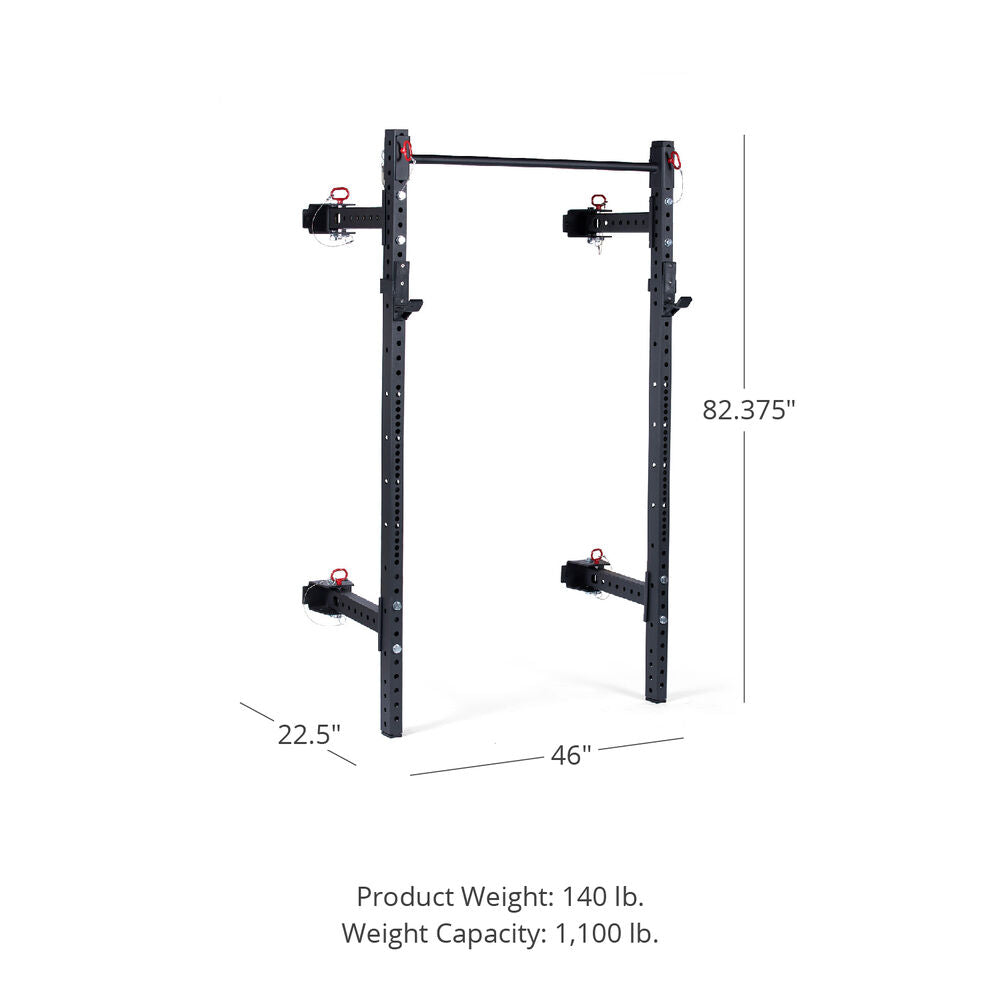 T-3 Series Folding Power Rack – Titan Fitness