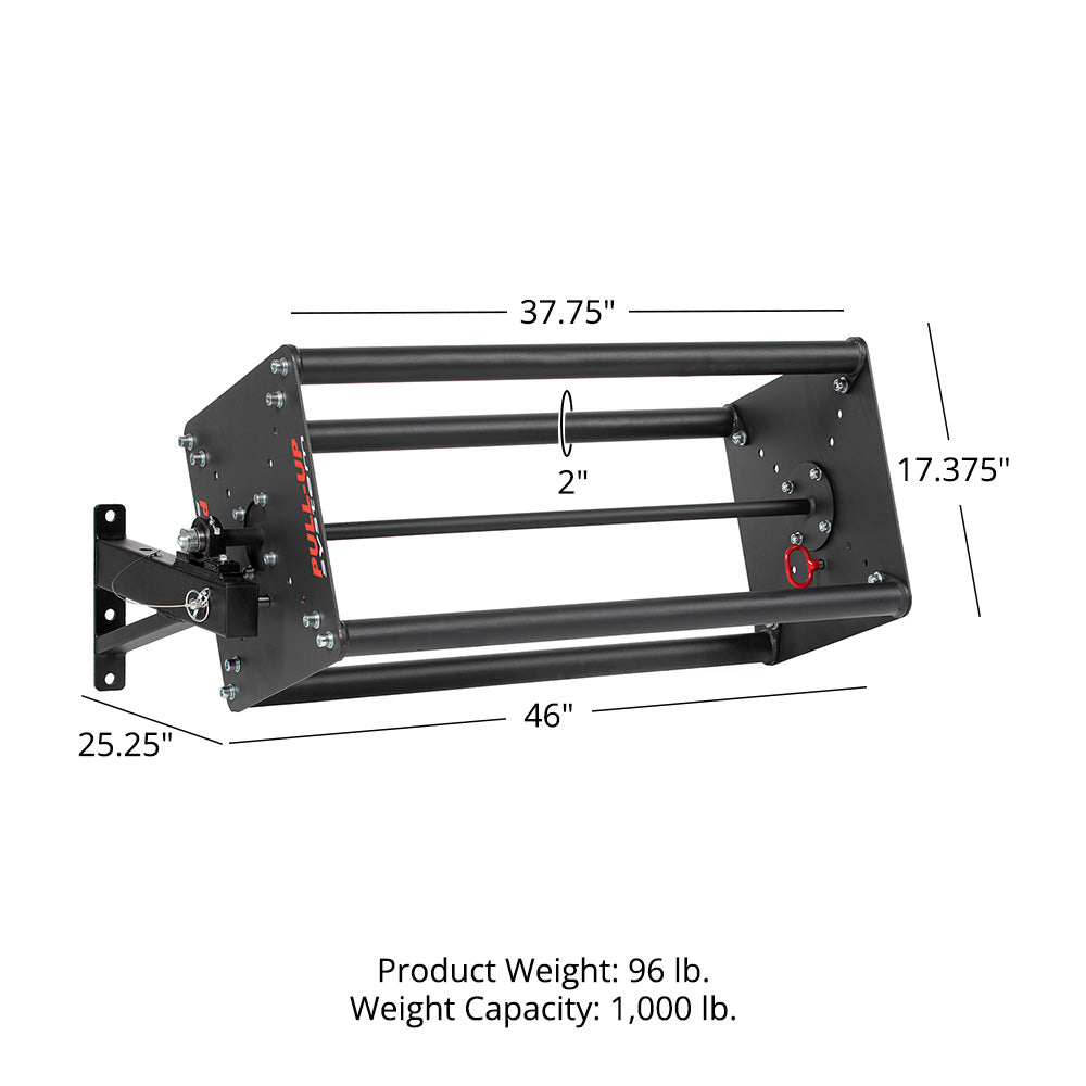 Revolving Pull-Up Bars Fits T-3 and X-3 Series | (4) 2" Pull-Up Bars