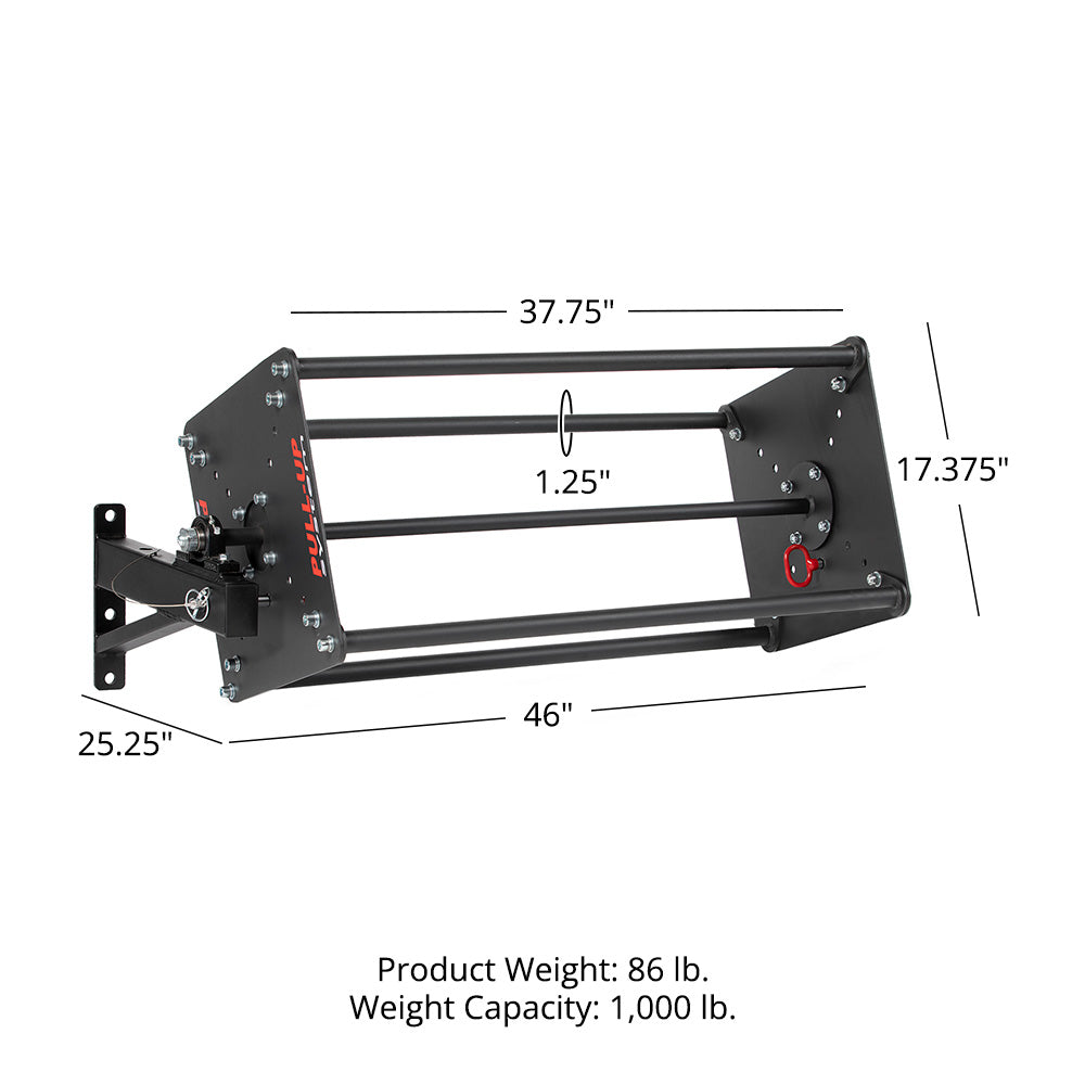 Revolving Pull-Up Bars Fits T-3 and X-3 Series | (4) 1.25" Pull-Up Bars