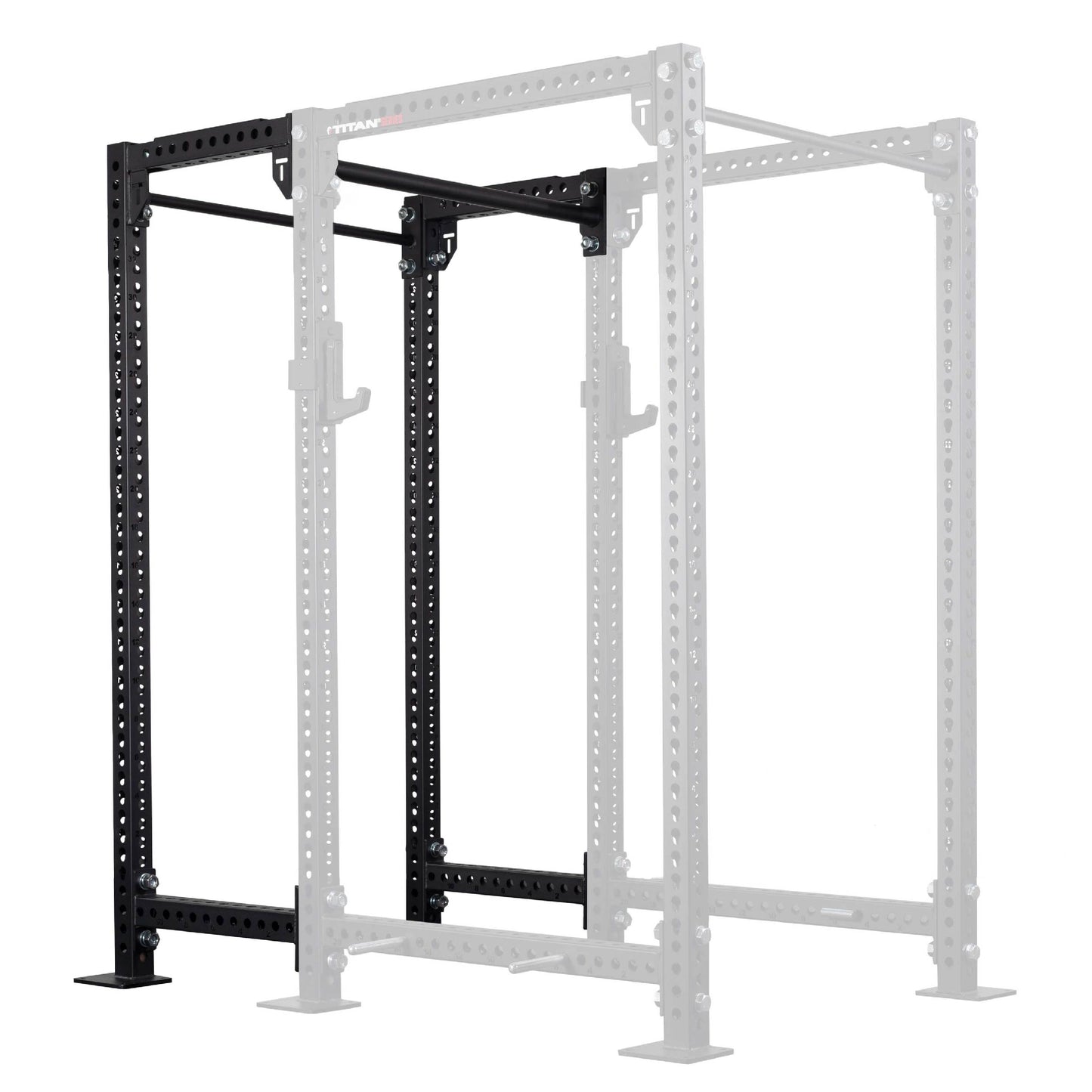 TITAN Series 24" Extension Kit - Extension Color: Black - Extension Height: 90" - Crossmember: 1.25" Pull-Up Bar | Black / 90" / 1.25" Pull-Up Bar - view 9