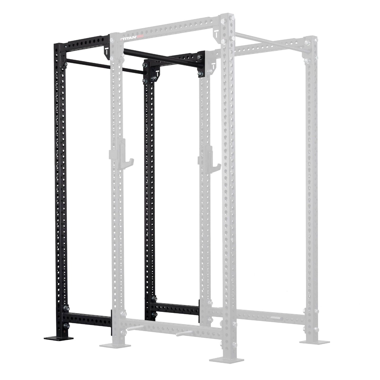 TITAN Series 24" Extension Kit - Extension Color: Black - Extension Height: 100" - Crossmember: 1.25" Pull-Up Bar | Black / 100" / 1.25" Pull-Up Bar - view 24