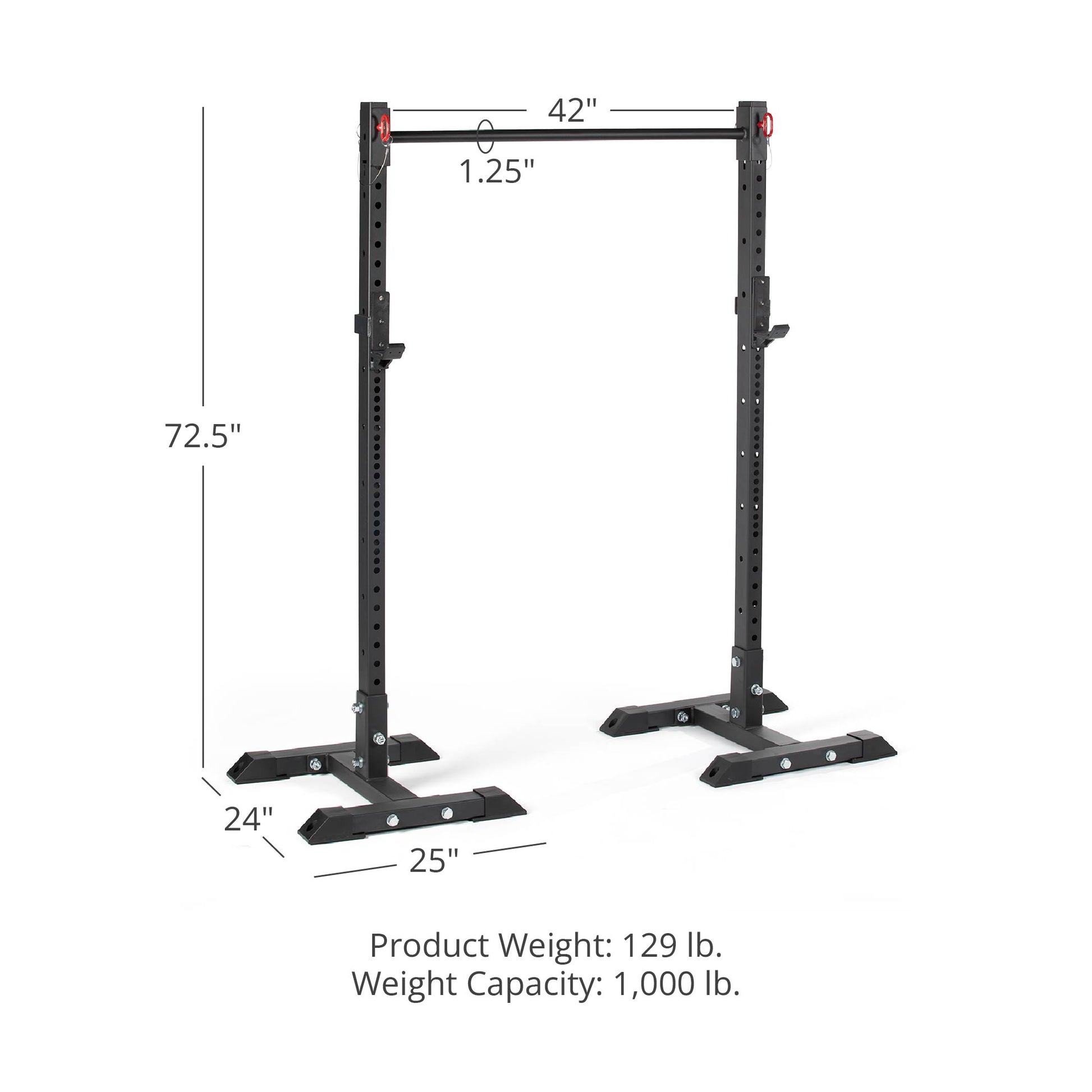 T-3 Series Independent Squat Stand | Include Pull-Up Bar