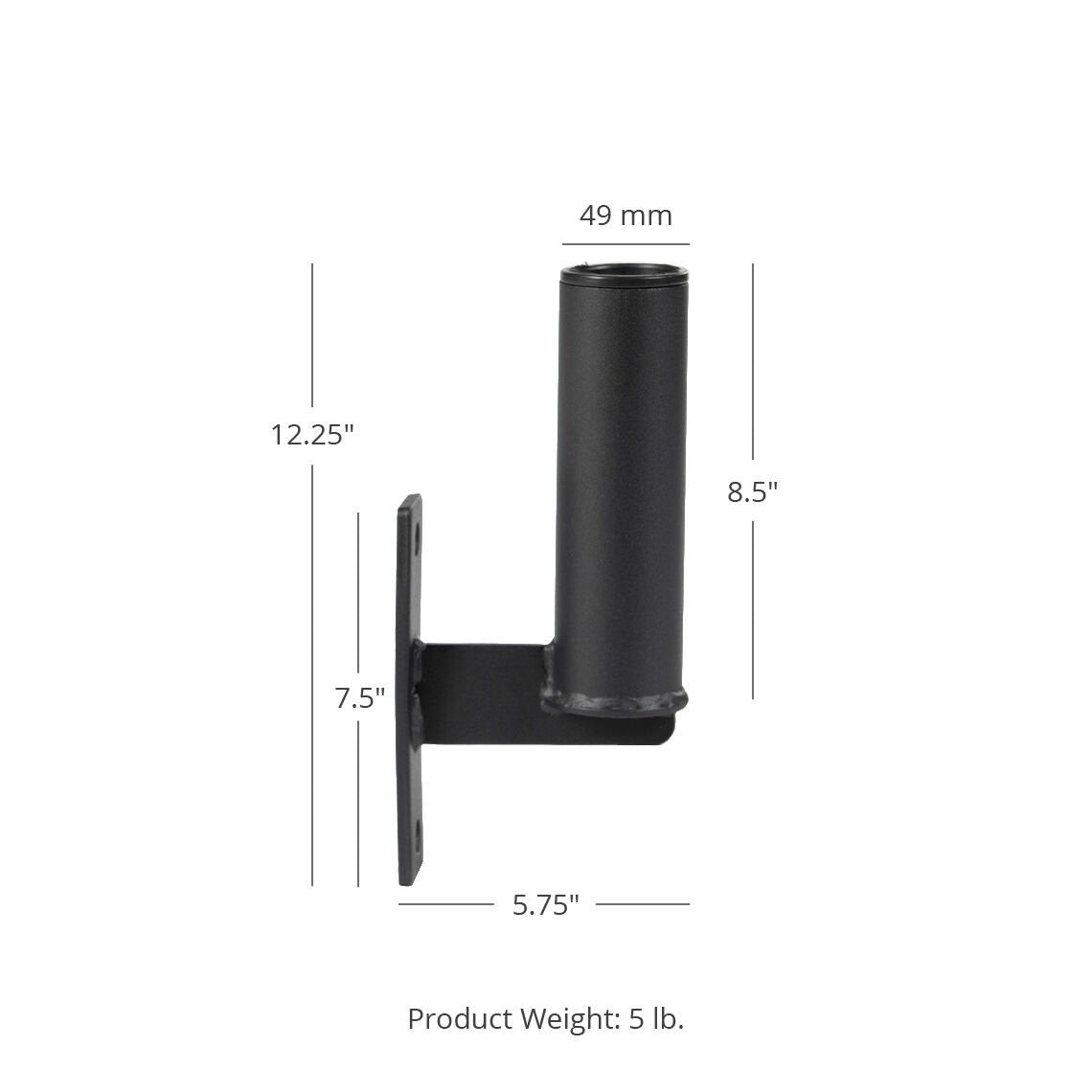 T-3 or X-3 Series Vertical Mount Barbell Holder - view 6