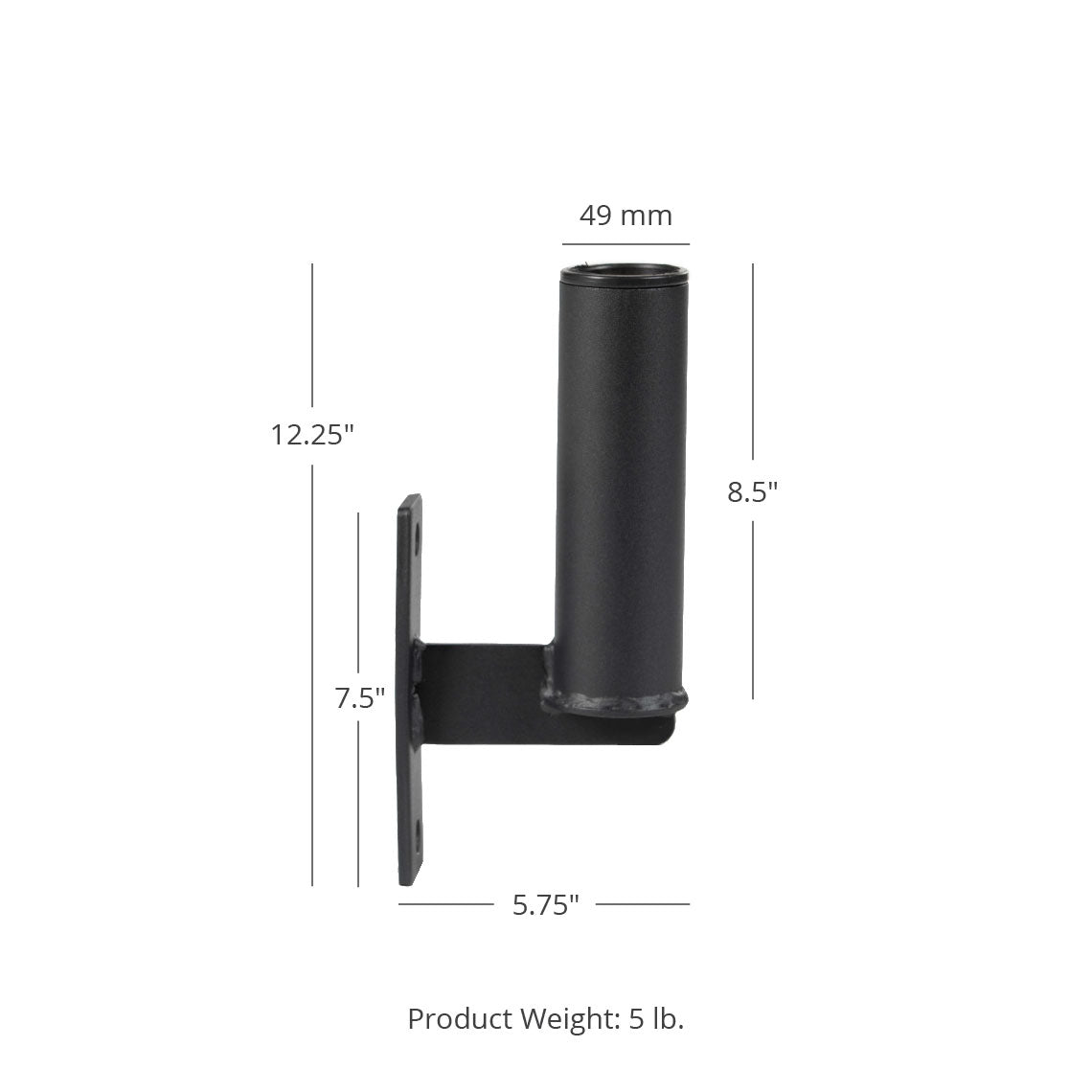 T-3 or X-3 Series Vertical Mount Barbell Holder - view 7