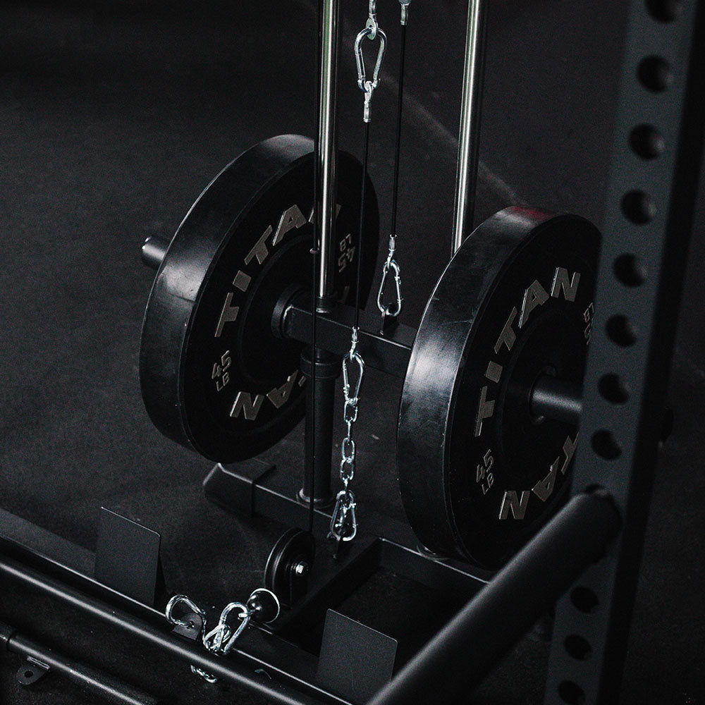 T-2 Series Lat Tower Power Rack Attachment | Titan Fitness