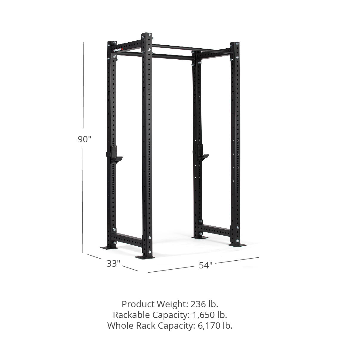 X-3 Series Bolt Down Power Rack 90